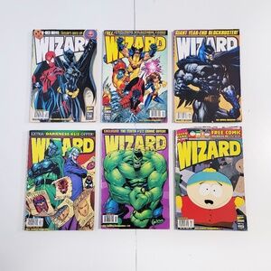 WIZARD 1998-99 Magazine Issue 77 86 88 91 95 97 - Batman Hulk Marvel